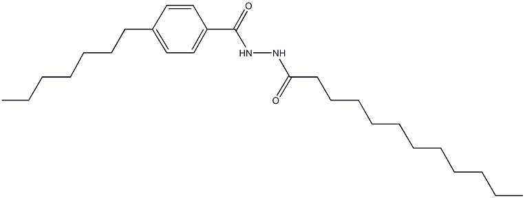 N'-dodecanoyl-4-heptylbenzohydrazide 구조식 이미지