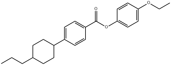 4-ethoxyphenyl 4-(4-propylcyclohexyl)benzoate 구조식 이미지