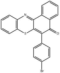 6-(4-bromophenyl)-5H-benzo[a]phenothiazin-5-one Structure