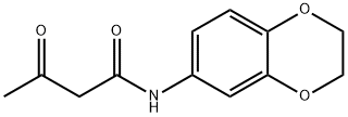 N-(2,3-dihydro-1,4-benzodioxin-6-yl)-3-oxobutanamide 구조식 이미지