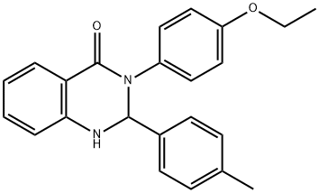 3-(4-ethoxyphenyl)-2-(4-methylphenyl)-2,3-dihydro-4(1H)-quinazolinone 구조식 이미지