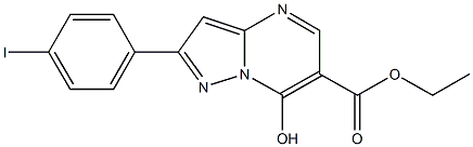 ethyl 7-hydroxy-2-(4-iodophenyl)pyrazolo[1,5-a]pyrimidine-6-carboxylate Structure