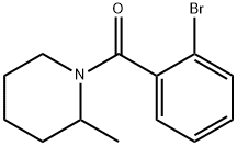 1-[(2-bromophenyl)carbonyl]-2-methylpiperidine Structure