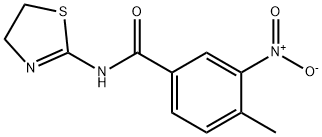 N-(4,5-dihydro-1,3-thiazol-2-yl)-3-nitro-4-methylbenzamide Structure