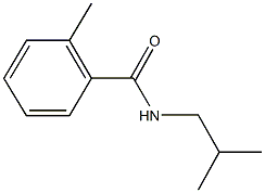 2-methyl-N-(2-methylpropyl)benzamide 구조식 이미지