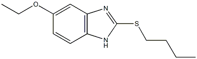 2-(butylsulfanyl)-1H-benzimidazol-5-yl ethyl ether Structure