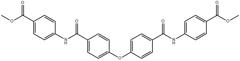 methyl 4-{[4-(4-{[4-(methoxycarbonyl)anilino]carbonyl}phenoxy)benzoyl]amino}benzoate Structure