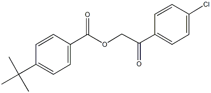 2-(4-chlorophenyl)-2-oxoethyl 4-tert-butylbenzoate Structure