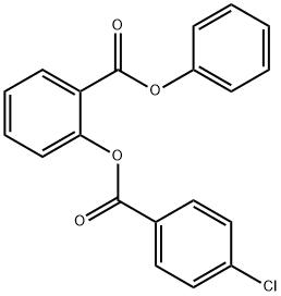 phenyl 2-[(4-chlorobenzoyl)oxy]benzoate 구조식 이미지