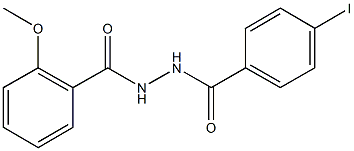 N'-(4-iodobenzoyl)-2-methoxybenzohydrazide Structure