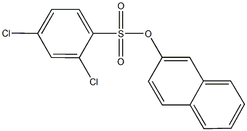 2-naphthyl 2,4-dichlorobenzenesulfonate 구조식 이미지