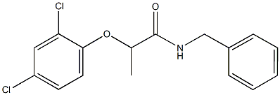 N-benzyl-2-(2,4-dichlorophenoxy)propanamide 구조식 이미지