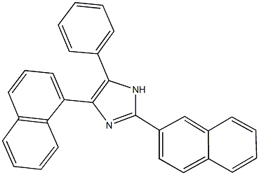 4-(1-naphthyl)-2-(2-naphthyl)-5-phenyl-1H-imidazole Structure