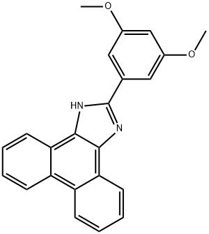 2-(3,5-dimethoxyphenyl)-1H-phenanthro[9,10-d]imidazole Structure