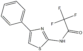 2,2,2-trifluoro-N-(4-phenyl-1,3-thiazol-2-yl)acetamide Structure