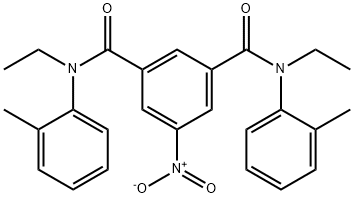 N~1~,N~3~-diethyl-5-nitro-N~1~,N~3~-bis(2-methylphenyl)isophthalamide 구조식 이미지