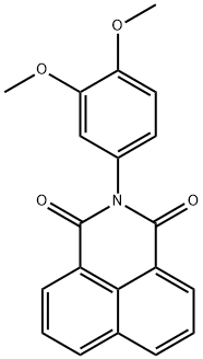 2-(3,4-dimethoxyphenyl)-1H-benzo[de]isoquinoline-1,3(2H)-dione Structure