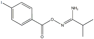 N'-[(4-iodobenzoyl)oxy]-2-methylpropanimidamide Structure