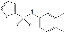 N-(3,4-dimethylphenyl)-2-thiophenesulfonamide 구조식 이미지