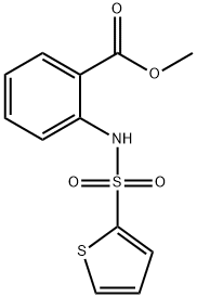 methyl 2-[(thien-2-ylsulfonyl)amino]benzoate Structure