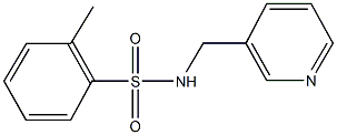 2-methyl-N-(3-pyridinylmethyl)benzenesulfonamide Structure