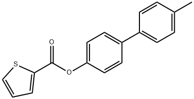 4'-methyl[1,1'-biphenyl]-4-yl 2-thiophenecarboxylate Structure