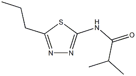 2-methyl-N-(5-propyl-1,3,4-thiadiazol-2-yl)propanamide Structure