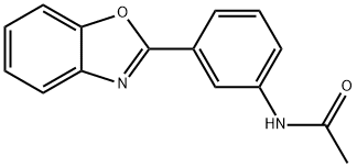 N-[3-(1,3-benzoxazol-2-yl)phenyl]acetamide 구조식 이미지