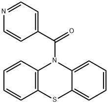 10-isonicotinoyl-10H-phenothiazine 구조식 이미지