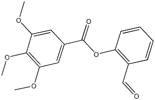 2-formylphenyl 3,4,5-trimethoxybenzoate 구조식 이미지