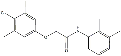 2-(4-chloro-3,5-dimethylphenoxy)-N-(2,3-dimethylphenyl)acetamide 구조식 이미지