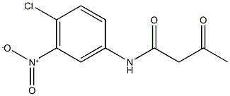 N-(4-chloro-3-nitrophenyl)-3-oxobutanamide 구조식 이미지