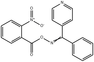 phenyl(4-pyridinyl)methanone O-{2-nitrobenzoyl}oxime 구조식 이미지