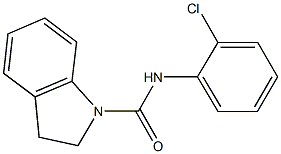 N-(2-chlorophenyl)indoline-1-carboxamide 구조식 이미지