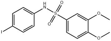 N-(4-iodophenyl)-3,4-dimethoxybenzenesulfonamide Structure