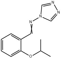 N-(2-isopropoxybenzylidene)-N-(4H-1,2,4-triazol-4-yl)amine Structure