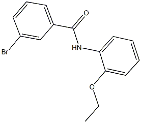 3-bromo-N-(2-ethoxyphenyl)benzamide Structure