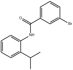 3-bromo-N-(2-isopropylphenyl)benzamide 구조식 이미지