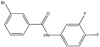 3-bromo-N-(3,4-difluorophenyl)benzamide Structure