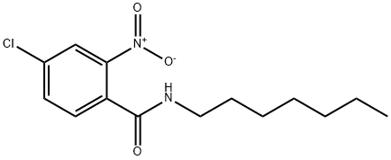 4-chloro-N-heptyl-2-nitrobenzamide Structure