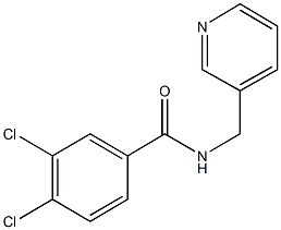 3,4-dichloro-N-(3-pyridinylmethyl)benzamide Structure