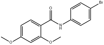 N-(4-bromophenyl)-2,4-dimethoxybenzamide 구조식 이미지