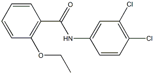 N-(3,4-dichlorophenyl)-2-ethoxybenzamide 구조식 이미지