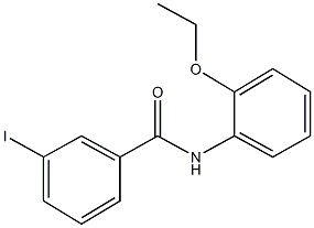 N-(2-ethoxyphenyl)-3-iodobenzamide 구조식 이미지