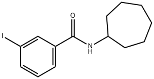 N-cycloheptyl-3-iodobenzamide 구조식 이미지