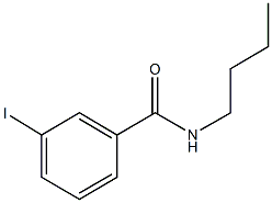 N-butyl-3-iodobenzamide 구조식 이미지