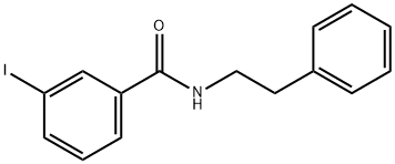 3-iodo-N-(2-phenylethyl)benzamide Structure