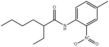 2-ethyl-N-{2-nitro-4-methylphenyl}hexanamide Structure