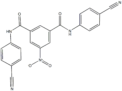 N~1~,N~3~-bis(4-cyanophenyl)-5-nitroisophthalamide 구조식 이미지