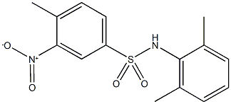 N-(2,6-dimethylphenyl)-3-nitro-4-methylbenzenesulfonamide Structure